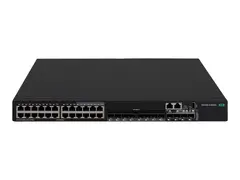 HPE FlexNetwork 5520 24G 4SFP+ HI 1-slot Switch Switch - L3 - Styrt - 24 x 10/100/1000 + 4 x 1 Gigabit / 10 Gigabit SFP+ - luftflyt fra side til bakside - rackmonterbar - CTO