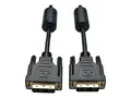 Eaton Tripp Lite Series DVI Single Link Cable, Digital TMDS Monitor Cable (DVI-D M/M), 6 ft. (1.83 m) DVI-kabel - DVI-D (hann) til DVI-D (hann) - 1.8 m - formst&#248;pt