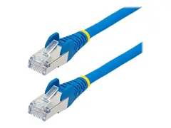 StarTech.com 7m CAT6a Ethernet Cable Blue - Low Smoke Zero Halogen (LSZH) - 10GbE 500MHz 100W PoE++ Snagless RJ-45 w/Strain Reliefs S/FTP Network Patch Cord - koblingskabel - 7 m - bl&#229;