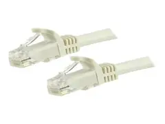 STARTECH 1.5 M CAT6 CABLE WHITE SNAGLESS - 24 AWG COPPER WIRE