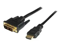 StarTech.com 0.5m HDMI to DVID Cable M/M Adapterkabel - DVI-D hann til HDMI hann - 50 cm - dobbeltisolert - svart