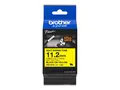 Brother HSe-631E - Svart p&#229; gult Rull (1,12 cm x 1,5 m) 1 kassett(er) hengeboks - varmekrympetape - for P-Touch PT-D800, PT-E300, PT-E310, PT-E550, PT-P700, PT-P750, PT-P900, PT-P950