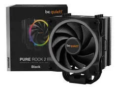 be quiet! Pure Rock 2 FX - Prosessorkj&#248;ler (for: LGA1155, LGA2011, LGA1150, LGA1151, LGA2011-3 (Square ILM), AM4, LGA2066, LGA1200, LGA1700, AM5) - aluminium med kobberbasis - 120 mm