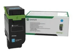 Lexmark - H&#248;y ytelse - cyan - original boks - tonerpatron LCCP, LRP