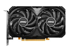 MSI GeForce RTX 4060 VENTUS 2X BLACK 8G OC Grafikkort - GeForce RTX 4060 - 8 GB GDDR6 - PCIe 4.0 x8 - HDMI, 3 x DisplayPort