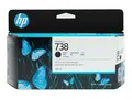 HP 738 - 130 ml - svart - original - DesignJet blekkpatron - for DesignJet T950