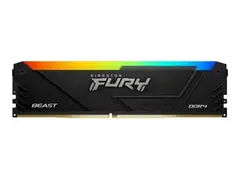 Kingston FURY Beast RGB - DDR4 modul - 8 GB - DIMM 288-pin - 3733 MHz / PC4-29800 - ikke-bufret