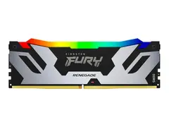 Kingston FURY Renegade RGB - DDR5 modul - 16 GB - DIMM 288-pin - 7600 MHz / PC5-60800 - CL38 - 1.45 V - ikke-bufret - on-die ECC - svart og s&#248;lv