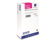 Epson T7563 - 14 ml - L-st&#248;rrelse magenta - original - blekkpatron - for WorkForce Pro WF-8090, WF-8590