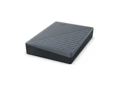 WD My Passport WDBRMD0040BGY-WESN - Harddisk kryptert - 4 TB - ekstern (b&#230;rbar) - USB 3.2 Gen 1 - 256-bit AES - silikongr&#229;