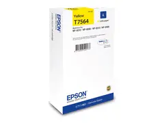 Epson T7564 - 14 ml - L-st&#248;rrelse gul - original - blekkpatron - for WorkForce Pro WF-6530, WF-8010, WF-8090, WF-8510, WF-8590, WF-8590 D3TWFC