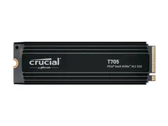 Crucial T705 - SSD - kryptert - 1 TB - intern M.2 2280 - PCI Express 5.0 (NVMe) - TCG Opal Encryption 2.01 - integrert kj&#248;le