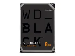 WD Black WD8002FZBX - Harddisk 8 TB - gaming - intern - 3.5&quot; - SATA 6Gb/s - 7200 rpm - buffer: 256 MB