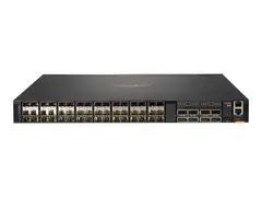 HPE Aruba 8325-48Y8C - Switch - L3 Styrt - 48 x 1/10/25 Gigabit SFP / SFP+ / SFP28 + 8 x 40/100 Gigabit QSFP+ / QSFP28 - bakside til front-luftflyt - rackmonterbar - TAA-samsvar
