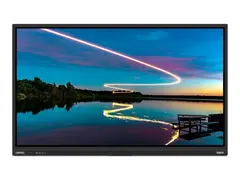 Lenovo ThinkVision T86 - LED-skjerm - 86&quot; stasjon&#230;r - ber&#248;ringsskjerm - 3840 x 2160 4K @ 60 Hz - VA - 400 cd/m&#178; - 4000:1 - DisplayHDR 10 - 6.5 ms - h&#248;yttalere - ravnsort