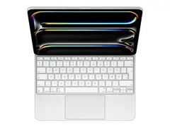 Apple Magic Keyboard - Tastatur og folioveske med styrepute - bakbelysning - Apple Smart connector - QWERTY - Dansk - hvit