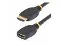 StarTech.com 3.3ft HDMI 2.0 Extension Cable, 4K 60Hz, M/F High Speed - HDMI-forlengelseskabel - HDMI hann til HDMI hunn - 1 m - skjermet - svart - 4K 60Hz st&#248;tte, passiv