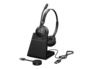 Jabra Engage 55 SE Stereo (Low Power) Hodesett - on-ear - DECT - tr&#229;dl&#248;s - USB-A via DECT adapter - Certified for Microsoft Teams