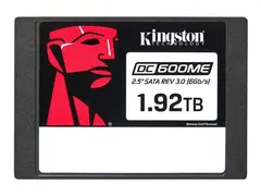 Kingston DC600ME - SSD - Mixed Use kryptert - 1.92 TB - intern - 2.5&quot; - SATA 6Gb/s - 256-bit AES - TCG Opal Encryption 2.0