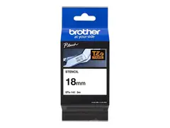 Brother STe-141 - Svart - Rull (1,8 cm x 3 m) 1 kassett(er) stempelb&#229;nd for P-Touch PT-18, 3600, E300, E500, E550, PT-GL-200, PT-H300, P700; P-Touch EDGE PT-P750