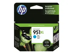 HP 951XL - 24 ml - H&#248;y ytelse - cyan - original blekkpatron - for Officejet Pro 251dw, 276dw, 8100, 8600, 8600 N911a, 8610, 8615, 8620, 8625, 8630