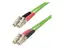 StarTech.com 10m (30ft) LC to LC (UPC) OM5 Multimode Fiber Optic Cable, 50/125&#181;m Duplex LOMMF Zipcord, VCSEL, 40G/100G, Bend Insensitive, Low Insertion Loss, LSZH Fiber Patch Cord Koblingskabel - LC/UPC-multimodus (hann) til LC/UPC-multimodus (hann) - 10 m - 2.9 mm - fiberoptisk - dupleks - 50 / 125 mikroner - OM5 - halogenfri, up to 100 Gbps data transfer rate - gr&#248;nn