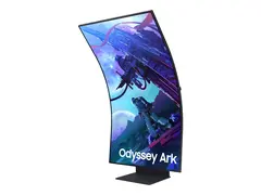 Samsung Odyssey Ark S55CG970NU - G97NC Series QLED-monitor - Smart - gaming - kurvet - 55&quot; - 3840 x 2160 4K @ 165 Hz - VA - 600 cd/m&#178; - 1000000:1 - Quantum HDR 32x - 1 ms - 3xHDMI, DisplayPort - h&#248;yttalere - svart