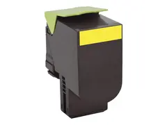 Lexmark 702Y - Gul - original - tonerpatron LCCP, LRP for Lexmark CS310dn, CS310n, CS410dn, CS410dtn, CS410n, CS510de, CS510dte