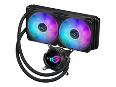 ASUS ROG STRIX LC III 240 ARGB V&#230;skekj&#248;lesystem for prosessor - Radiatorst&#248;rrelse: 240 mm - (for: AM4, LGA1200, LGA1700, AM5, LGA115x Socket) - kobber - 120 mm - svart