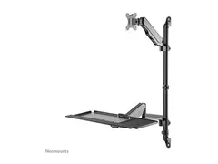 Neomounts WL90-325BL1 - Monteringssett (helbevegelsesarm) sit-stand workstation - for LCD-skjerm / PC-utstyr - st&#229;l - svart - skjermst&#248;rrelse: 17&quot;-32&quot; - veggmonterbar