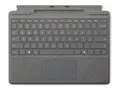 Microsoft Surface Pro Keyboard - Tastatur med styrepute, akselerometer, lagrings- og ladebakke for Surface Slim Pen 2 - platina - for Surface Pro 10 for Business