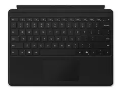 Microsoft Surface Pro Keyboard Tastatur - med styrepute, akselerometer - bakbelysning - QWERTY - Nordisk - svart - for Surface Pro 10 for Business