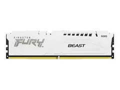 Kingston FURY Beast - DDR5 - modul - 16 GB DIMM 288-pin - 6000 MHz / PC5-48000 - CL30 - 1.4 V - ikke-bufret - on-die ECC - hvit