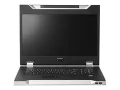 HPE LCD8500 - KVM-konsoll - USB 18.51&quot; - kan monteres i rack - 1600 x 1200 @ 60 Hz - 187 cd/m&#178; - 700:1 - 16 ms - s&#248;lv - 1U - for ProLiant DL20 Gen9, DL360p Gen8, DL380 Gen9, DL580 Gen9, MicroServer Gen8, ML110 Gen9