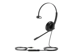 Yealink UH34 Lite Mono - Hodesett - on-ear kablet - USB - svart - Certified for Microsoft Teams