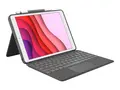 Logitech Combo Touch - Tastatur og folioveske med styrepute - bakbelysning - Apple Smart connector - QWERTY - Nordisk (dansk/finsk/norsk/svensk) - grafitt - for 13-inch iPad Pro (M4)