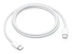 Apple - USB-kabel - 24 pin USB-C (hann) til 24 pin USB-C (hann) USB 2.0 - 1 m - USB Power Delivery (60W)