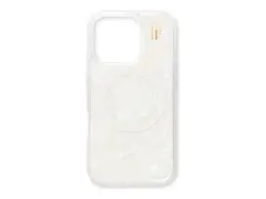 IDEAL OF SWEDEN - Baksidedeksel for mobiltelefon MagSafe-samsvar - polykarbonat, termoplast-polyuretan (TPU), celluloseacetat - hvit, perleffekt - for Apple iPhone 16 Pro Max