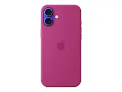 Apple - Baksidedeksel for mobiltelefon - MagSafe-samsvar silikon - Fuchsia - for iPhone 16 Plus