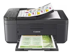 Canon PIXMA TR4755i - Multifunksjonsskriver farge - ink-jet - A4 (210 x 297 mm), Legal (216 x 356 mm) (original) - A4/Legal (medie) - opp til 6.4 spm (kopiering) - opp til 8.8 ipm (trykking) - 100 ark - 33.6 kbps - USB 2.0, Wi-Fi(n) - svart