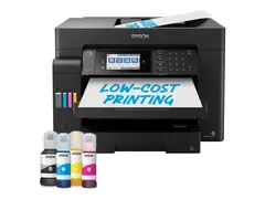 Epson EcoTank ET-16605 - Multifunksjonsskriver farge - ink-jet - ITS - A3 (medie) - opp til 25 spm (trykking) - 550 ark - 33.6 kbps - USB, LAN, USB-vert, Wi-Fi - svart