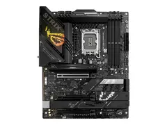 ASUS ROG STRIX Z890-H GAMING WIFI Hovedkort - ATX - LGA1851-sokkel - Z890 Chipset - USB 3.2 Gen 1, USB 3.2 Gen 2, USB-C 3.2 Gen 2x2 - Wi-Fi 7, Bluetooth, 5 Gigabit Ethernet - innbygd grafikk (CPU kreves) - HD-lyd (8-kanalers)