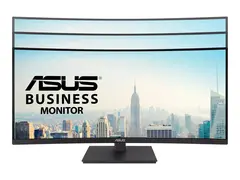 ASUS VA34VCPSR - LED-skjerm - kurvet 34&quot; - 3440 x 1440 @ 100 Hz - VA - 300 cd/m&#178; - 3000:1 - HDR10 - 4 ms - HDMI, DisplayPort, USB-C - h&#248;yttalere - svart