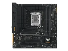 ASUS TUF GAMING B760M-BTF WIFI Hovedkort - mikro ATX - LGA1700-sokkel - B760 Chipset - USB 3.2 Gen 1, USB 3.2 Gen 2, USB-C 3.2 Gen 2x2, USB-C 3.2 Gen 1 - 2.5 Gigabit LAN, Wi-Fi 6, Bluetooth - innbygd grafikk (CPU kreves) - HD-lyd (8-kanalers)