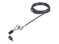 StarTech.com Universal Laptop Lock 6.6ft (2m), Security Cable For Notebook Compatible With Noble Wedge/Nano/K-Slot; Keyless Combination Locking Cable Anti-Theft Cut-Resistant Steel Cable (UNIVC4D-LAPTOP-LOCK) - Sikkerhetskabell&#229;s - s&#248;lv, svart - 2 m