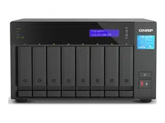 QNAP TVS-h874T - NAS-server - 8 br&#248;nner SATA 6Gb/s - RAID JBOD, RAID 0, 1, 5, 6, 10, 50, 60 - RAM 32 GB - 2.5 Gigabit Ethernet - iSCSI st&#248;tte