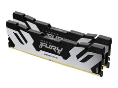 Kingston FURY Renegade - DDR5 - sett 32 GB: 2 x 16 GB - DIMM 288-pin - 7600 MHz / PC5-60800 - CL38 - 1.45 V - ikke-bufret - on-die ECC - s&#248;lv/svart