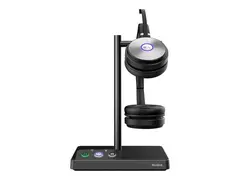 Yealink WH62 Dual - For Microsoft Teams - hodesett on-ear - DECT - tr&#229;dl&#248;s - Certified for Microsoft Teams