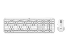 Logitech Signature Slim Combo MK950 Tastatur- og mussett - tr&#229;dl&#248;s - Bluetooth 5.1 LE - QWERTY - Nordisk - elfenbenshvit