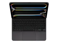 Apple Magic Keyboard - Tastatur og folioveske med styrepute - bakbelysning - Apple Smart connector - QWERTZ - Tysk - svart - for Apple 13-inch iPad Pro (M4)